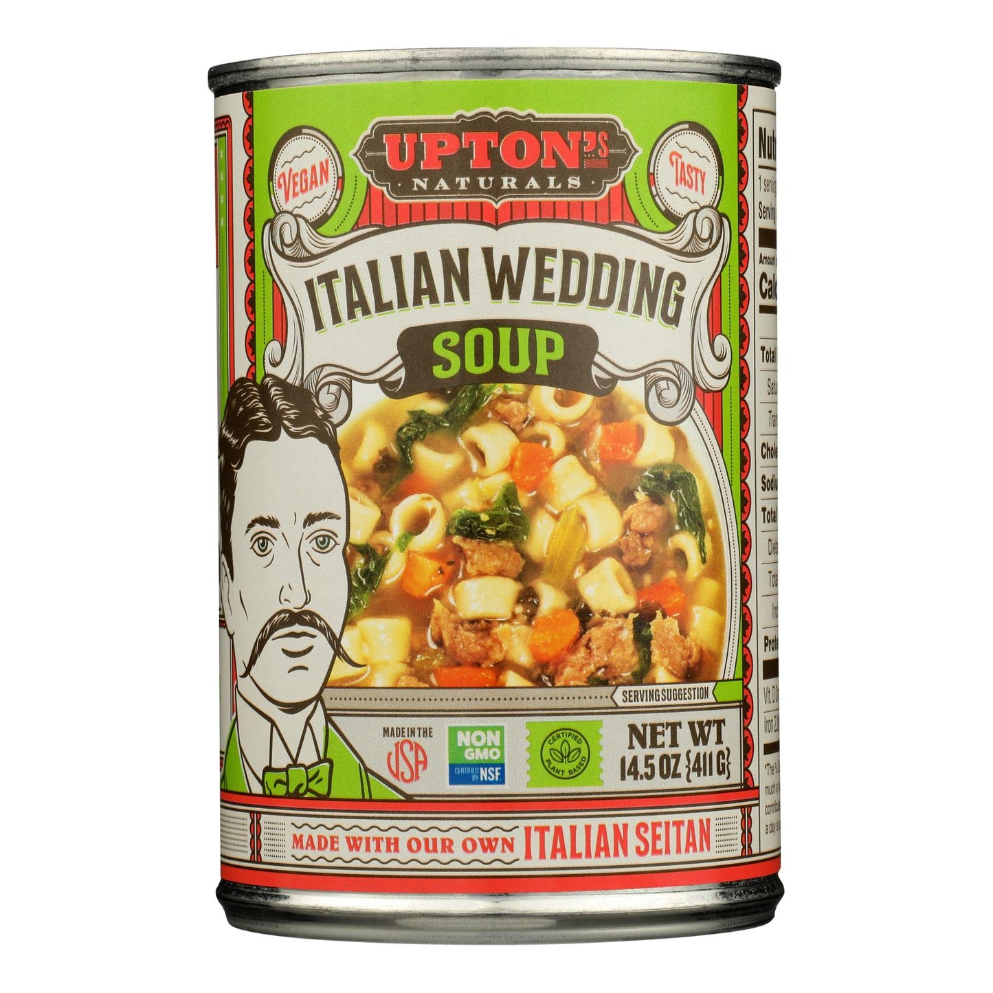 Upton's Naturals - Sopa vegetariana para bodas - Caja de 8 - 14,5 oz