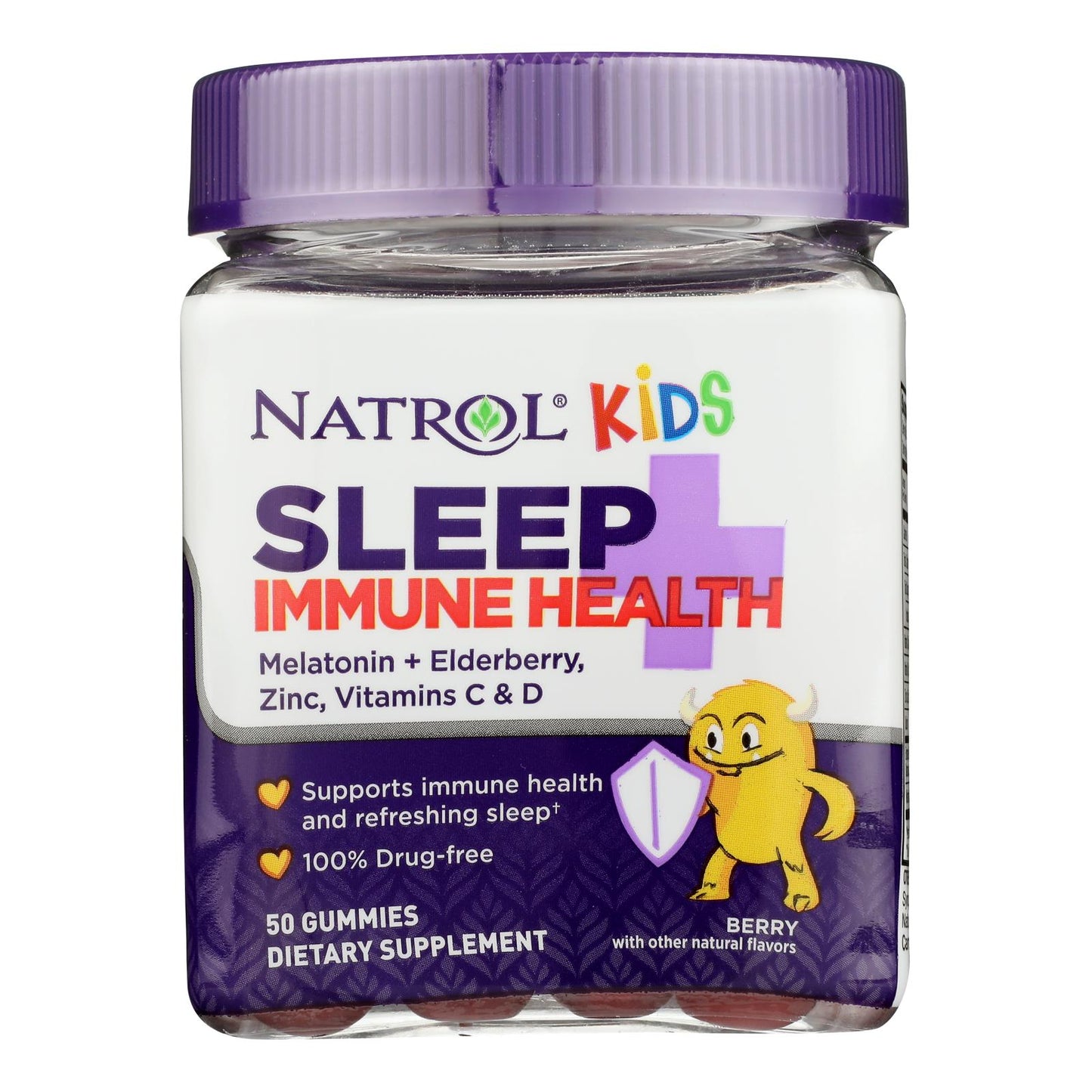 Natrol - Gummy para dormir y salud mental para niños - 1 unidad - 50 unidades