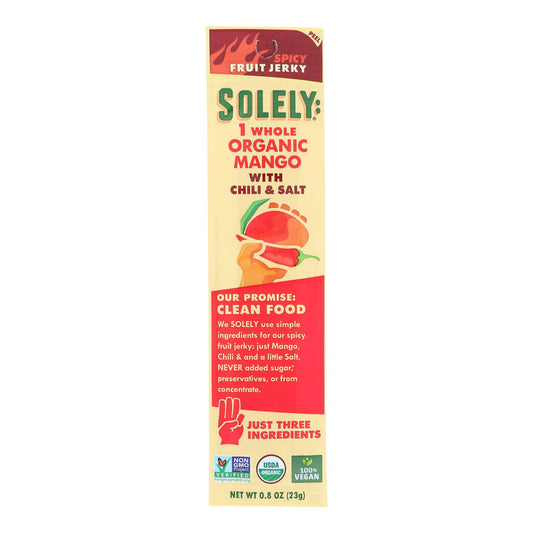 Solo - Mango con chile y frutas Jrky - Caja de 12,8 oz