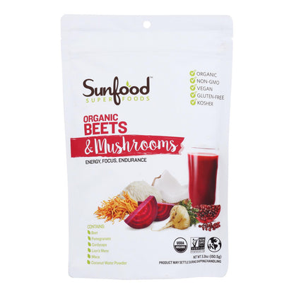 Sunfood - 甜菜粉蘑菇 - 1 件 - 5.31 盎司