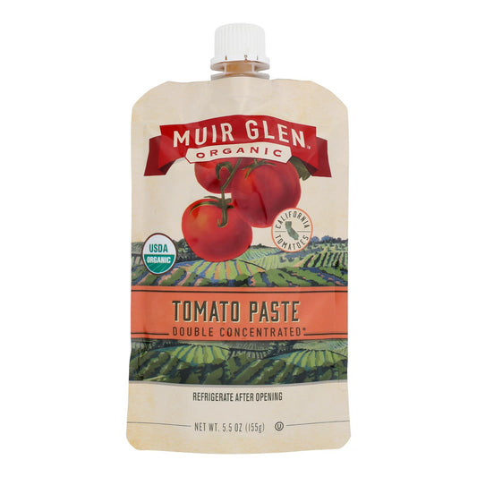 Muir Glen - Pasta de tomate de doble concentración - Caja de 8 - 5,5 oz