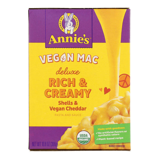 Delx Mac&amp;chse Vegan de Annie's Homegrown - Caja de 12 de 10,8 oz