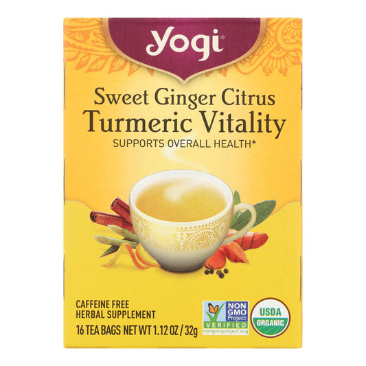 Yogi - Tea Gng Cit Tmrc Vitamina - Caja de 6-16 bolsas