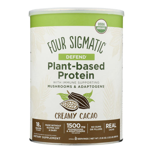 Four Sigmatic - Proteína vegetal Bs Cacao - 1 unidad - 21,16 oz