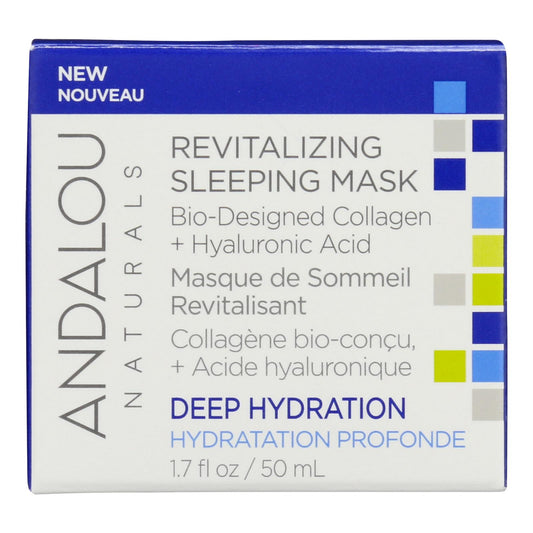 Andalou Naturals - 睡眠面膜焕活 - 1 个 - 1.7 Fz