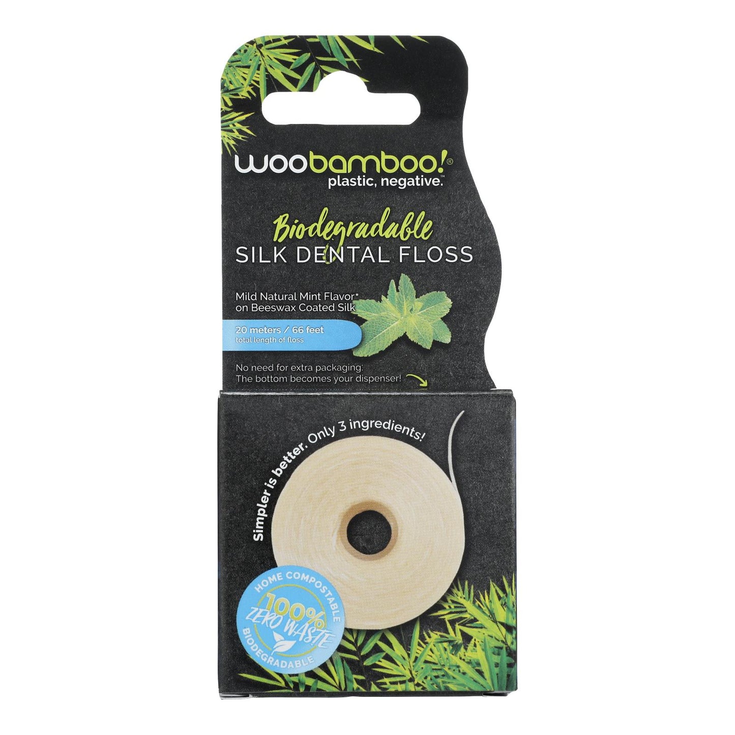 Woobamboo - Floss Silk Mint 20 Meters - Case Of 6-ct