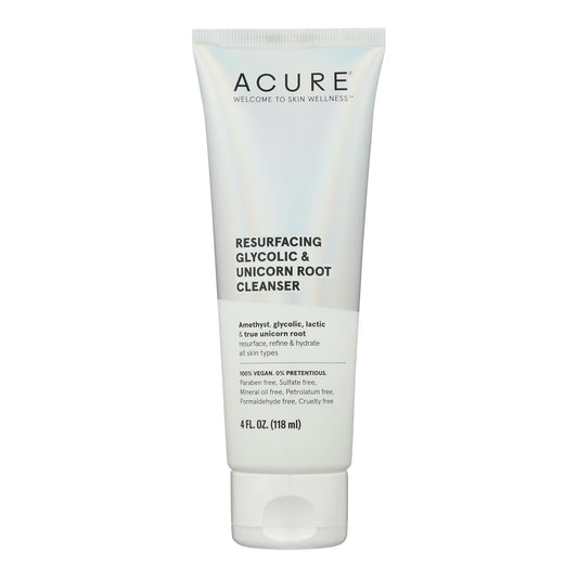 Acure - Cleanser Resfcng Gylc Unicrn - 1 Each-4 Fz