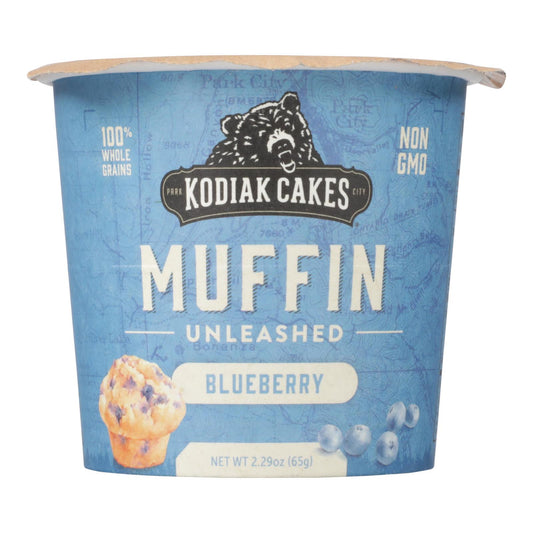 Muffin de Kodiak Cakes Unleashed - Caja de 12 - 2,29 oz