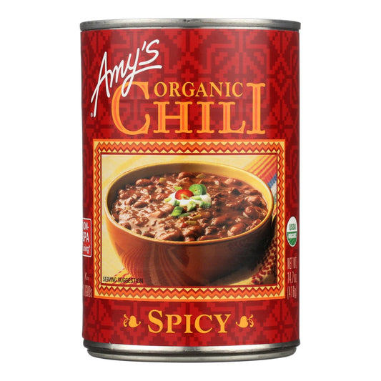 Amy's - Chile picante orgánico - Caja de 12 - 14,7 oz