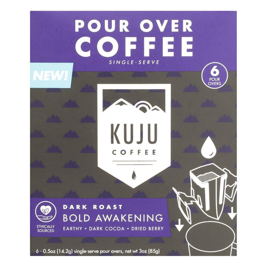 Café Kuju - Café Bld Awakning Trvl6pk - Caja de 4-3 oz