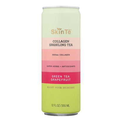 Skin Te - Sparkling Clgn Tea Green Grpf - Case Of 12-12 Fz