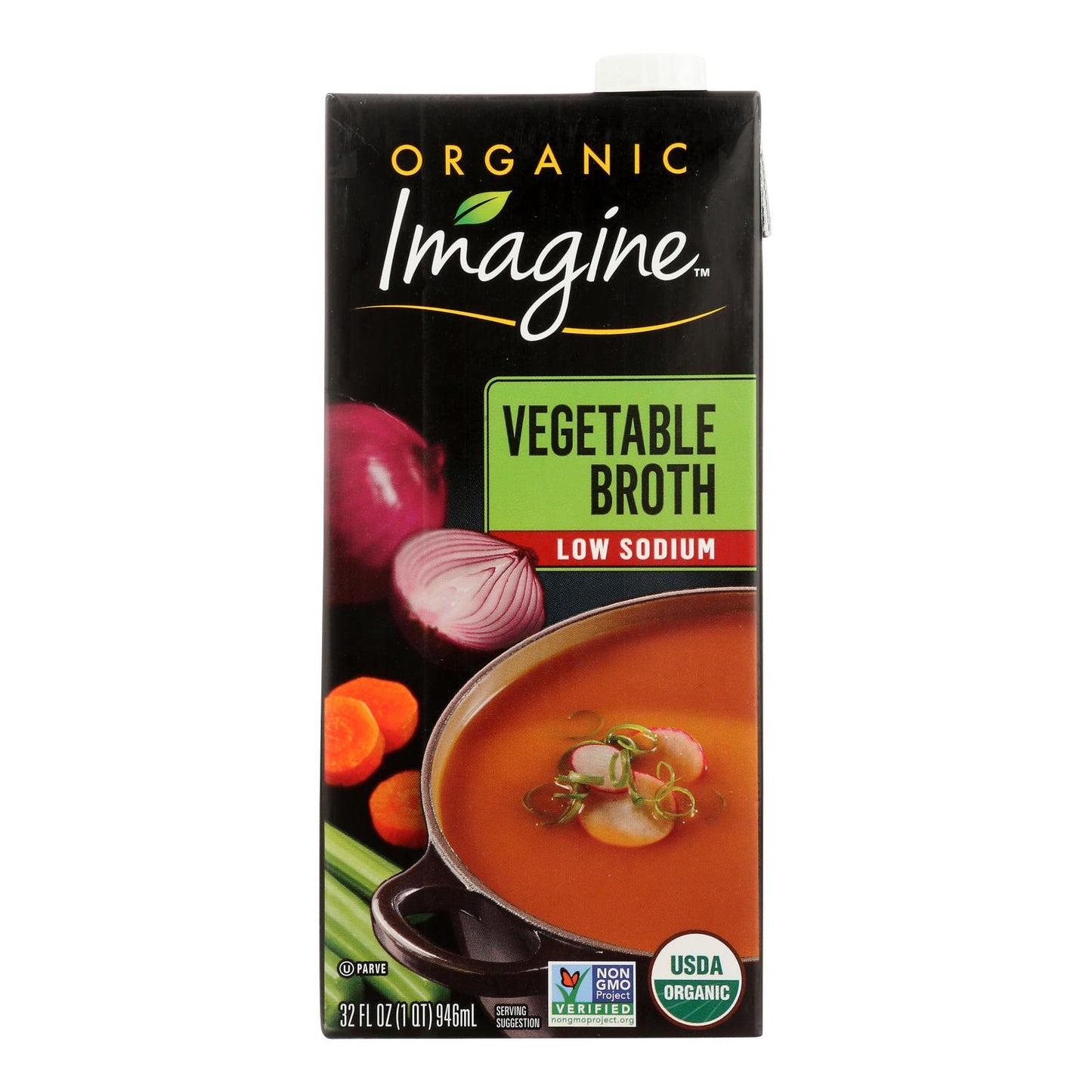 Imagine Foods - Caldo Vegetal Ls - Caja De 6-32 Fz