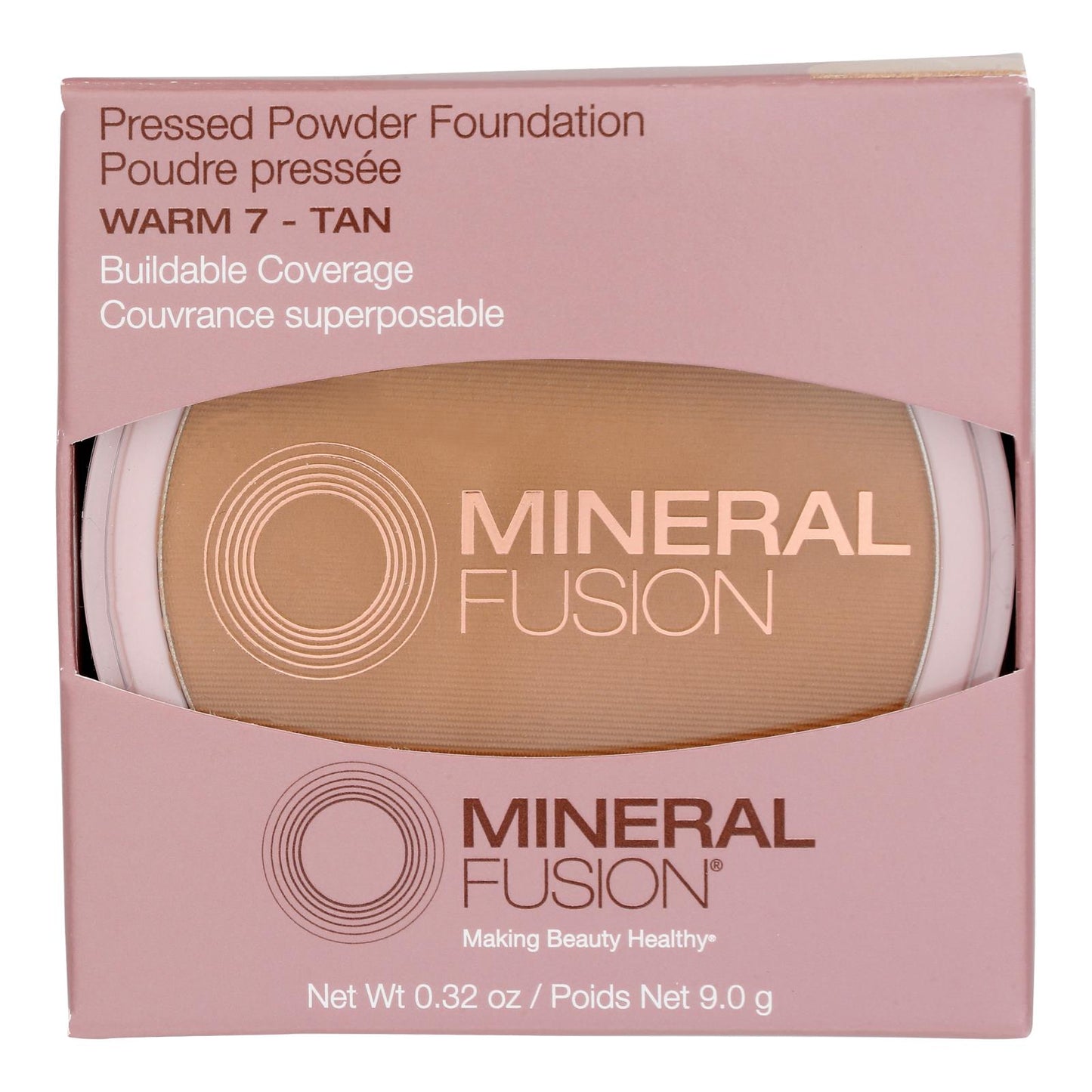 Mineral Fusion - Mkup Pressed Base Warm 7 - 1 Each-.32 Oz