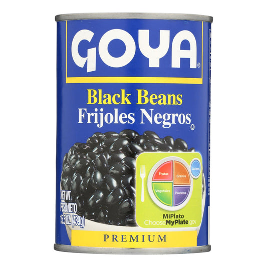 Goya - Frijoles Negros - Caja De 24 - 15.5 Oz