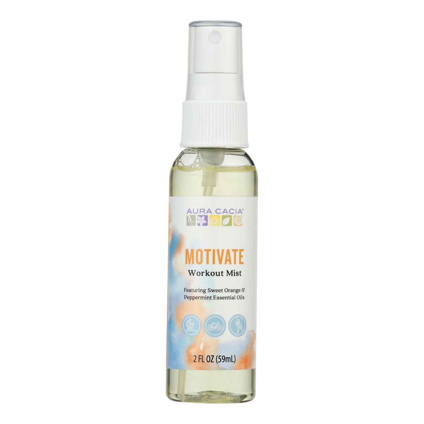 Aura Cacia - Mist Workout Motivate - 1 unidad - 2 fz