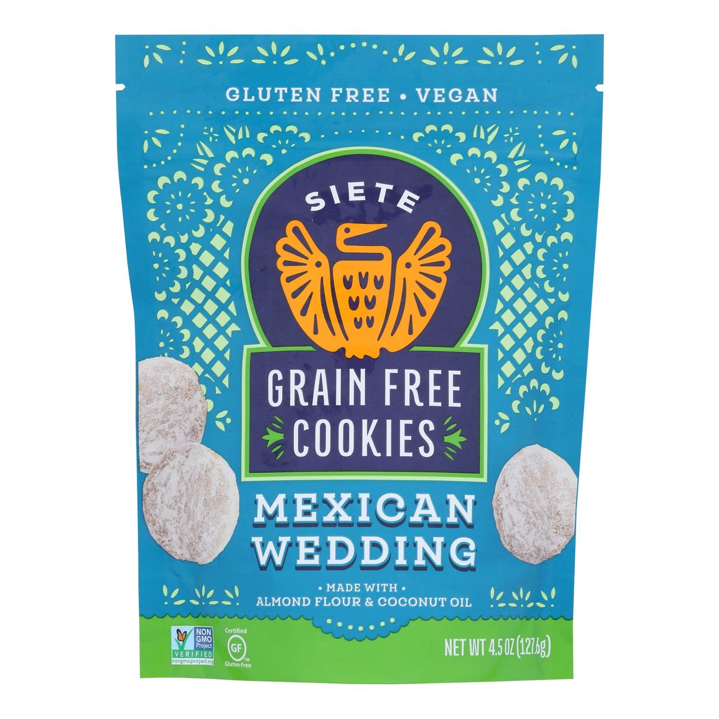 Siete - Galletas de boda mexicanas - Caja de 10 - 4.5 oz