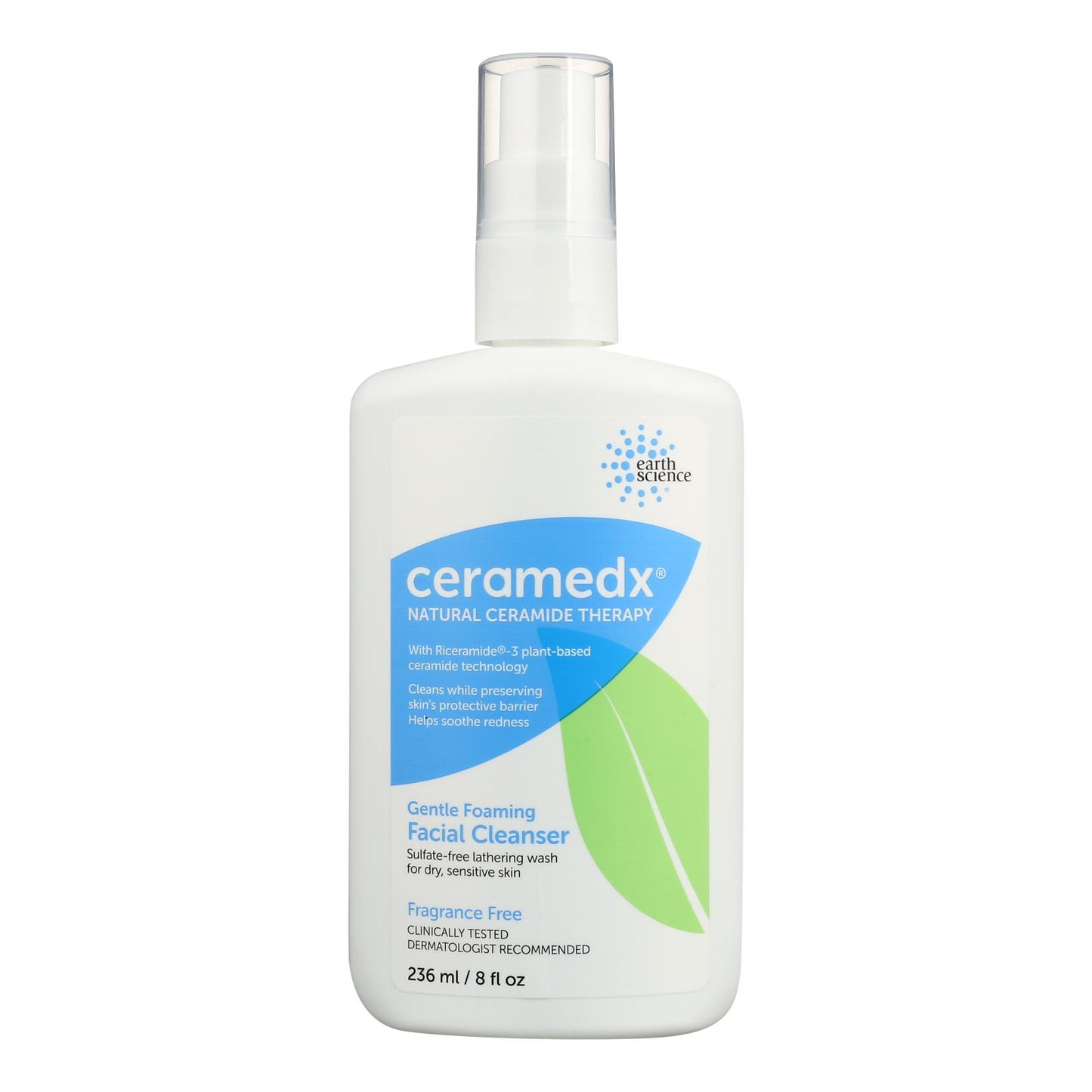Ceramedx - Limpiador facial en espuma suave - 1 unidad - 8 fl oz