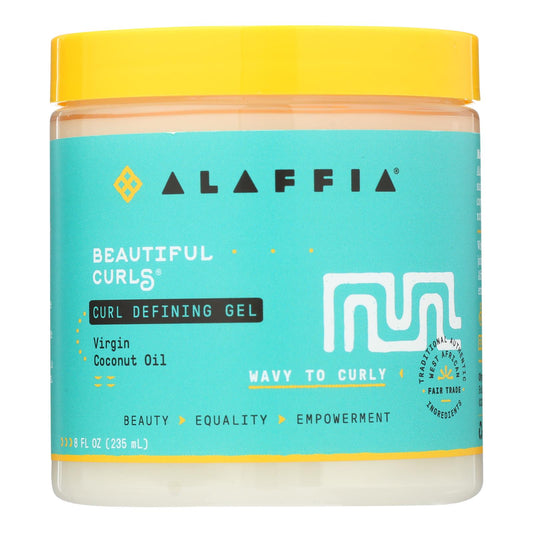 Alaffia - Gel para el cabello definidor de rizos - 1 unidad - 8 fz