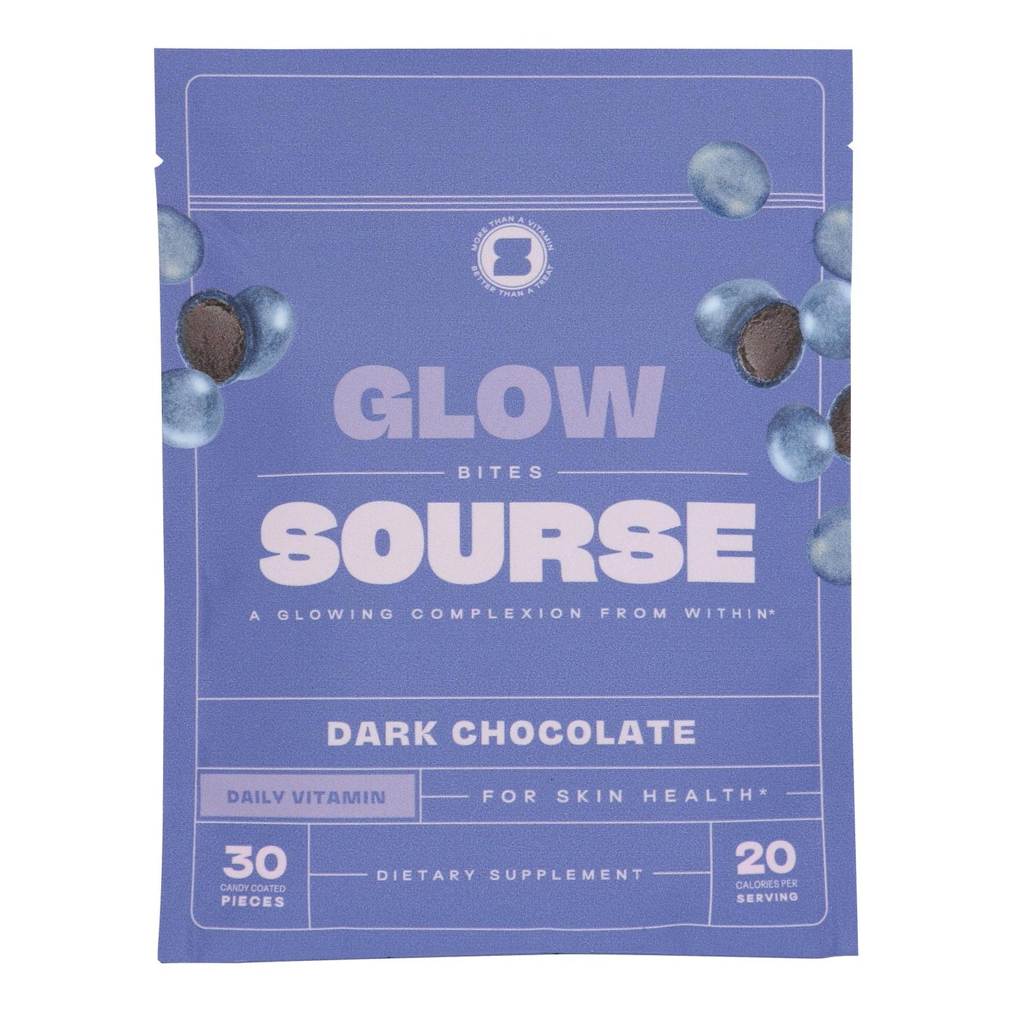 Sourse - Glow Bites 维生素巧克力 - 6 盒装 - 2.2 盎司