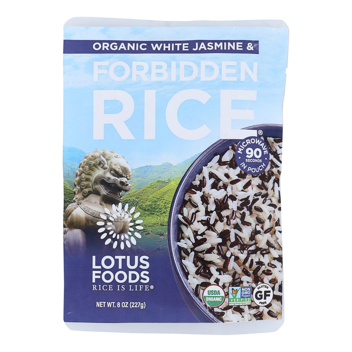 Lotus Foods - Arroz blanco, sin azúcar y sin azúcar - Caja de 6 a 8 oz