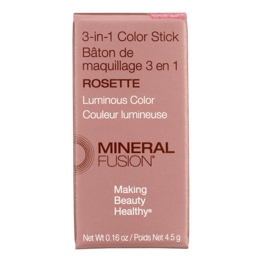 Mineral Fusion - Roseta de colores 3 en 1 - 1 unidad - 0,16 oz