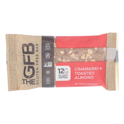 The Gluten Freeb Bar - Cranberry Toasted Almond - Gluten Free - Case Of 12 - 2.05 Oz