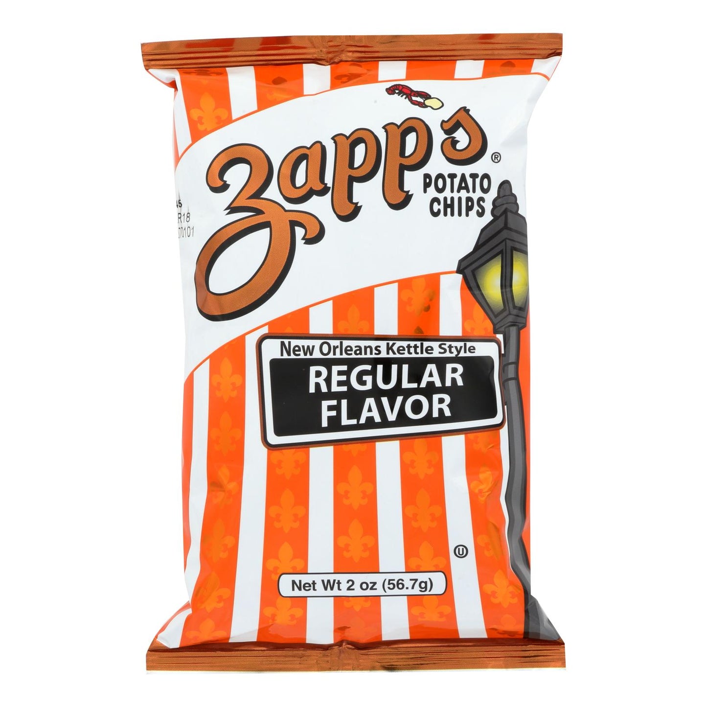 Papas fritas Zapps - Regulares 2 oz - Caja de 25 - 2 oz