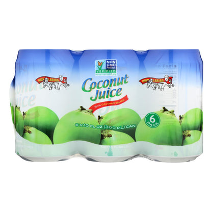 Amy y Brian - Agua de coco - Sin pulpa - Caja de 4 - 10 fl oz.