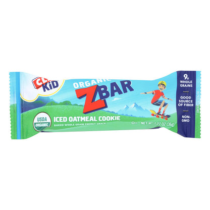 Clif Bar Organic Clif Kid Zbar - Iced Oatmeal Cookie - Case Of 18 - 1.27 Oz Bars