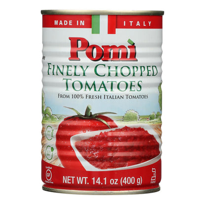 Tomates Pomi - Tomates Finamente Picados - Caja De 12 - 14.1 Oz