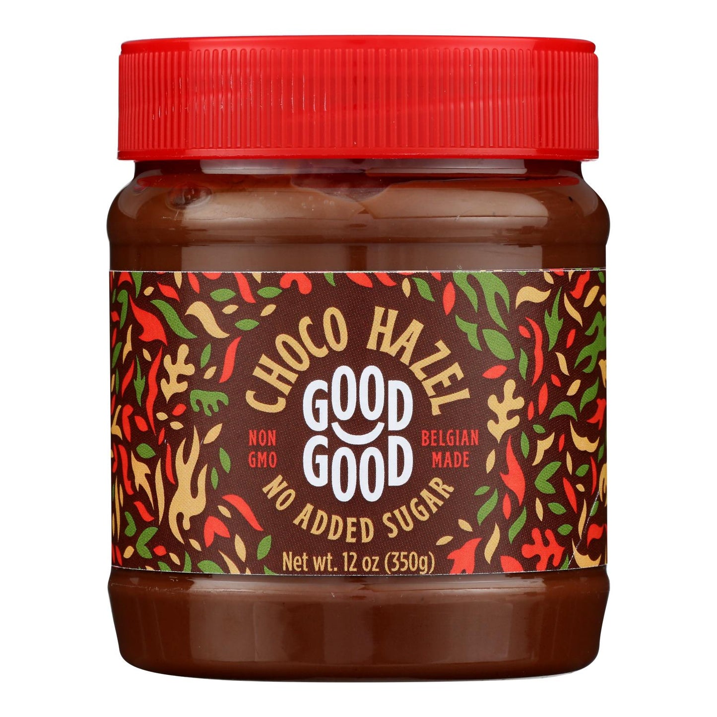 Good Good - Crema de chocolate con avellanas sin azúcar - Caja de 6-12 oz