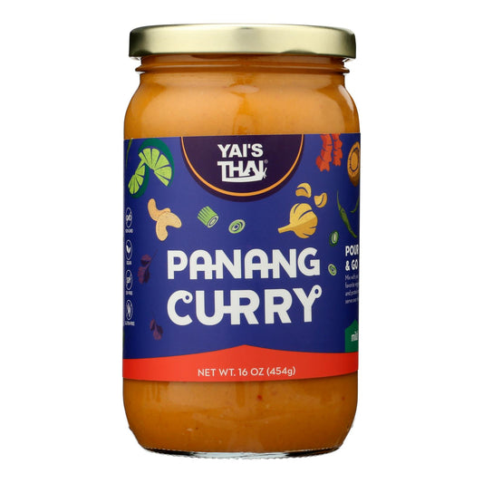 Yai's Thai - Salsa de curry Panang - Caja de 6-16 Fz