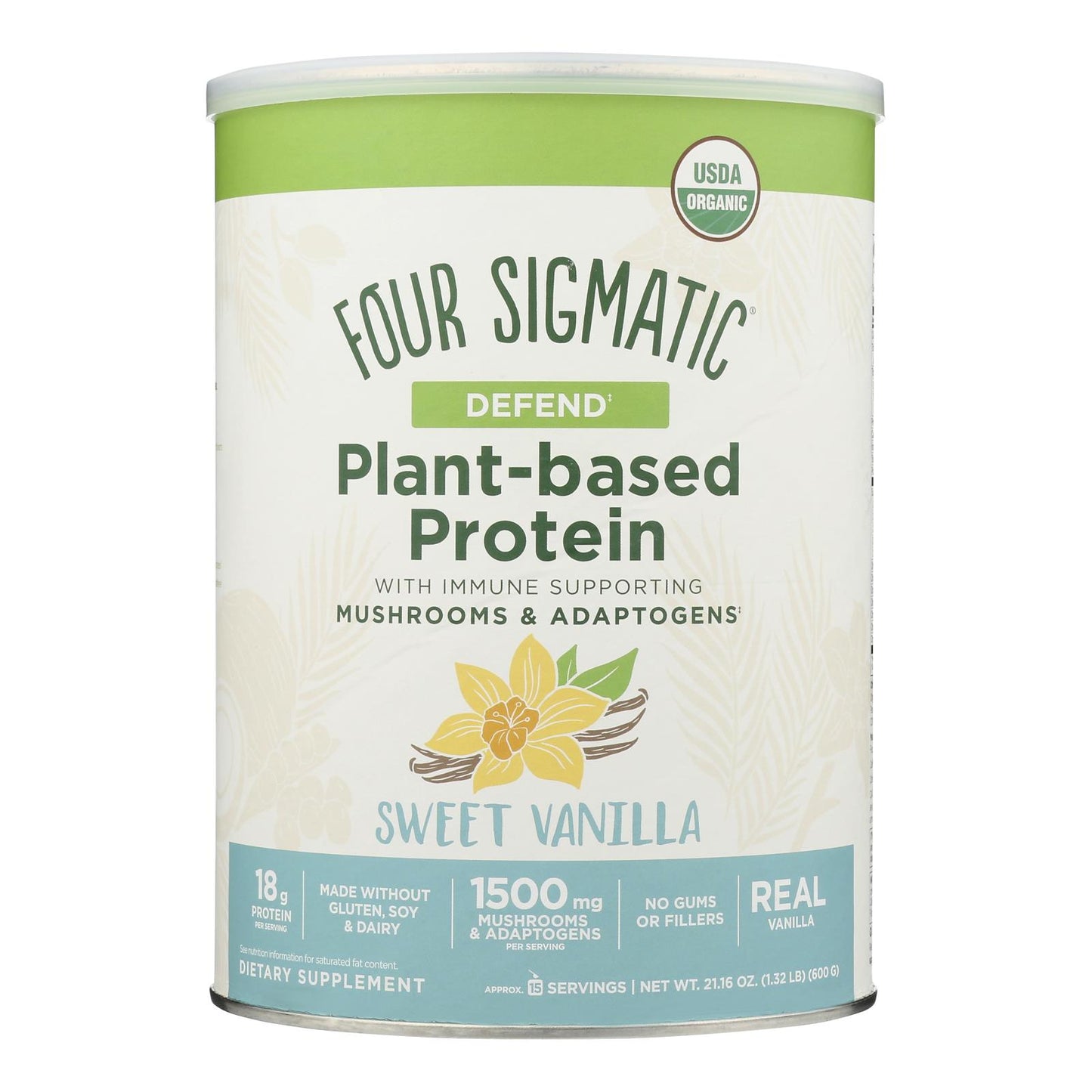 Four Sigmatic - Protein Plant Bs Sweet Vnla - 1 unidad - 21,16 oz