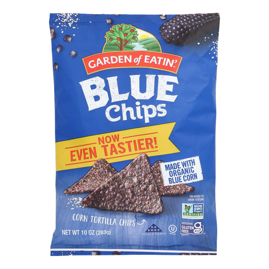 Garden Of Eatin' - Chips de maíz azul - Caja de 12 a 10 oz