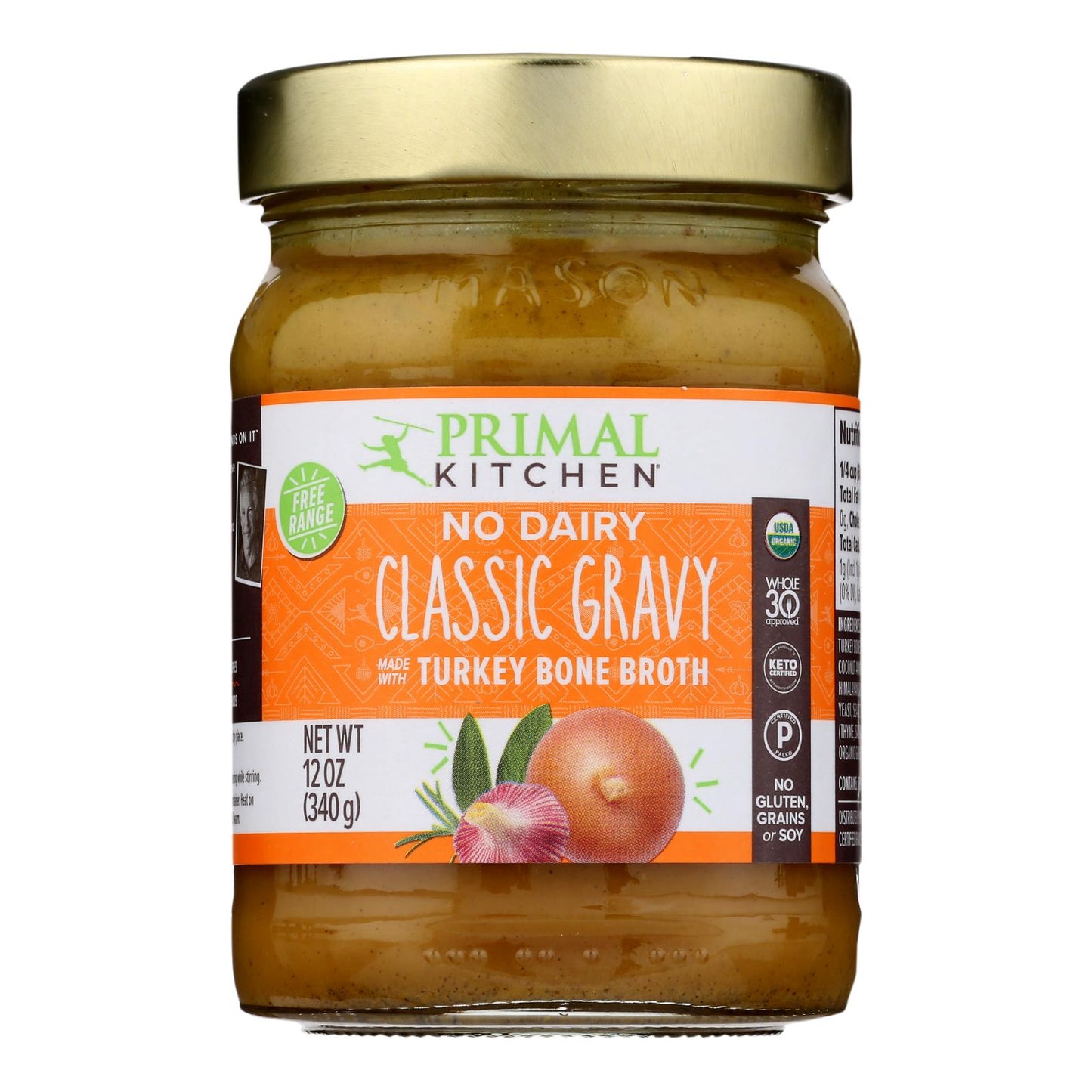 Primal Kitchen - Gravy Turkey Bn/brth - Case Of 6-12 Oz