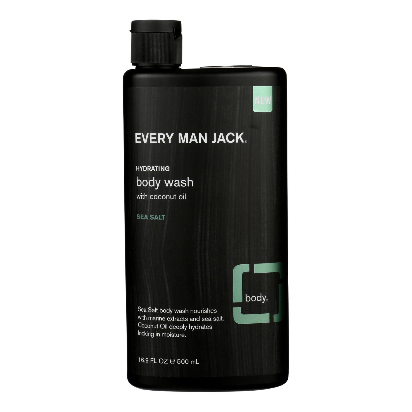 Every Man Jack - Gel de baño con sal marina - 1 unidad - 16,9 oz