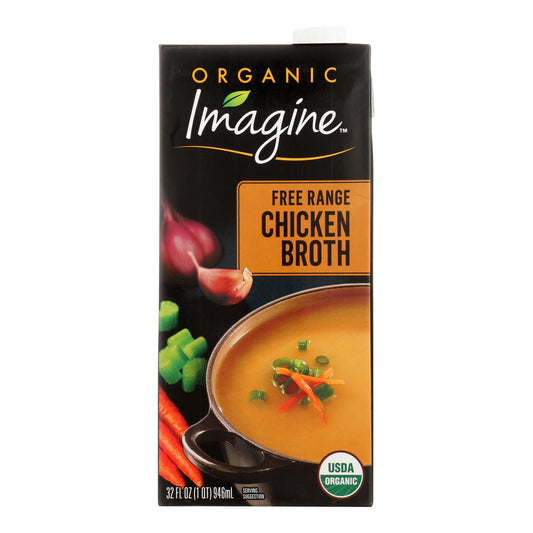 Imagine Foods - Caldo de pollo Fr Rang - Caja de 6 - 32 Fz