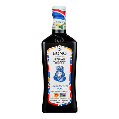 Aceite de oliva virgen extra siciliano Bono - Caja de 6 - 16,9 Fz