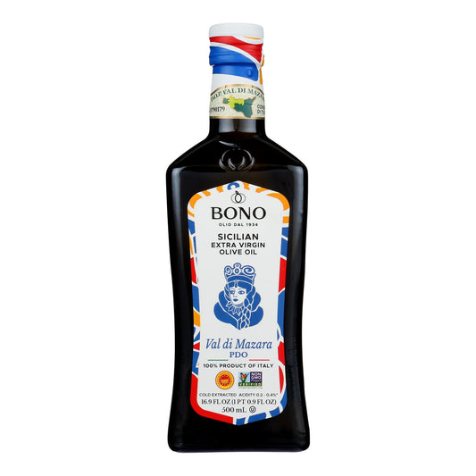 Aceite de oliva virgen extra siciliano Bono - Caja de 6 - 16,9 Fz