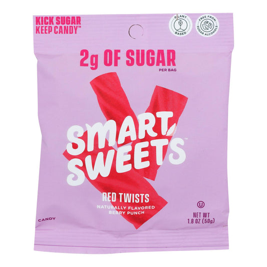 Smartsweets - Ponche de frutos rojos Red Twists - Caja de 12 - 1.8 oz