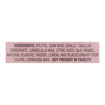 Chicle Glee Gum - Sandía silvestre - Sin azúcar - Caja de 12 - 16 piezas