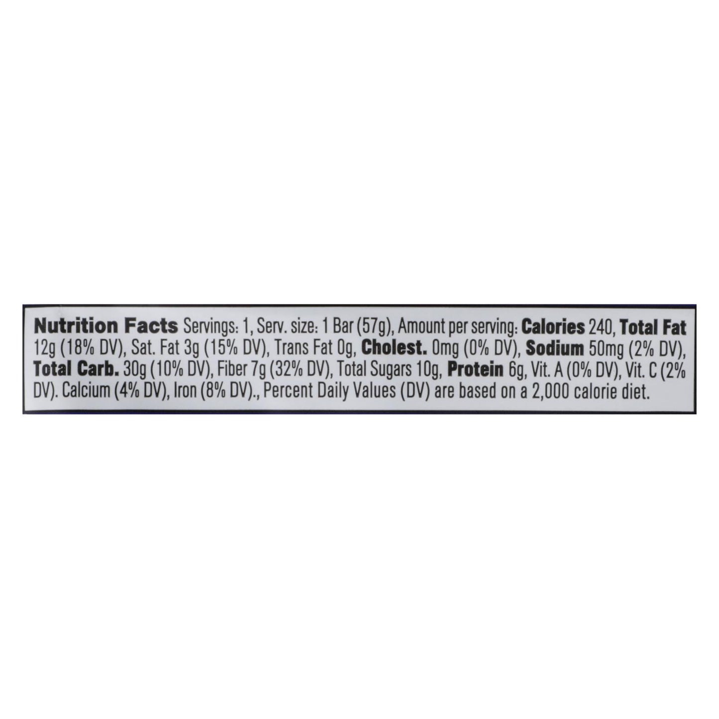 Core Foods - Barrita probiótica Blubry - Caja de 8 - 2 oz