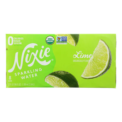 Nixie Sparkling Water - Sparkling Water Lime - Case Of 3 - 8/12 Fz