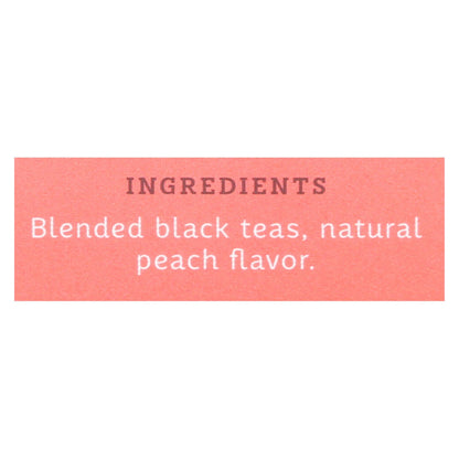 Stash Tea Tea - Black Peach - Case Of 6 - 20 Count