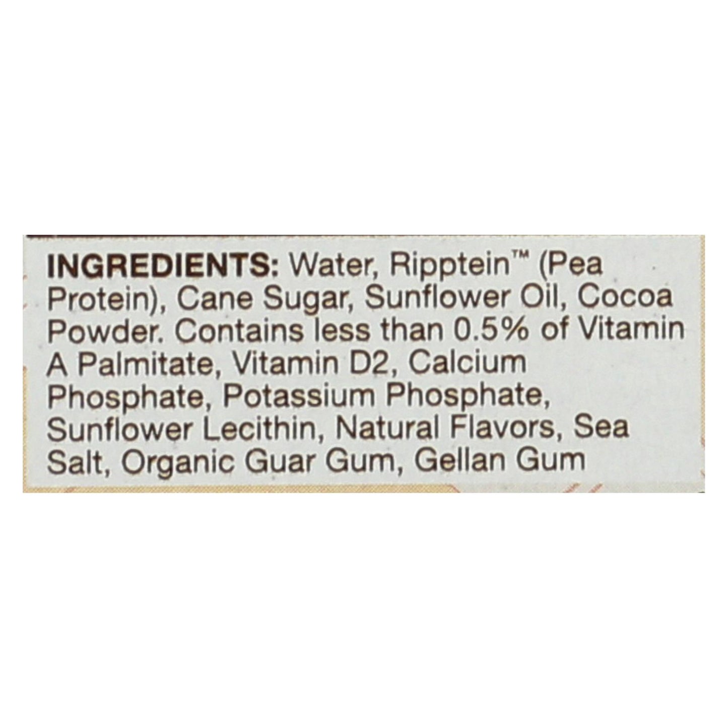 Chocolate aséptico de origen vegetal con proteína de guisante Ripple Foods Ripple - Caja de 4 - 4/8 Fz