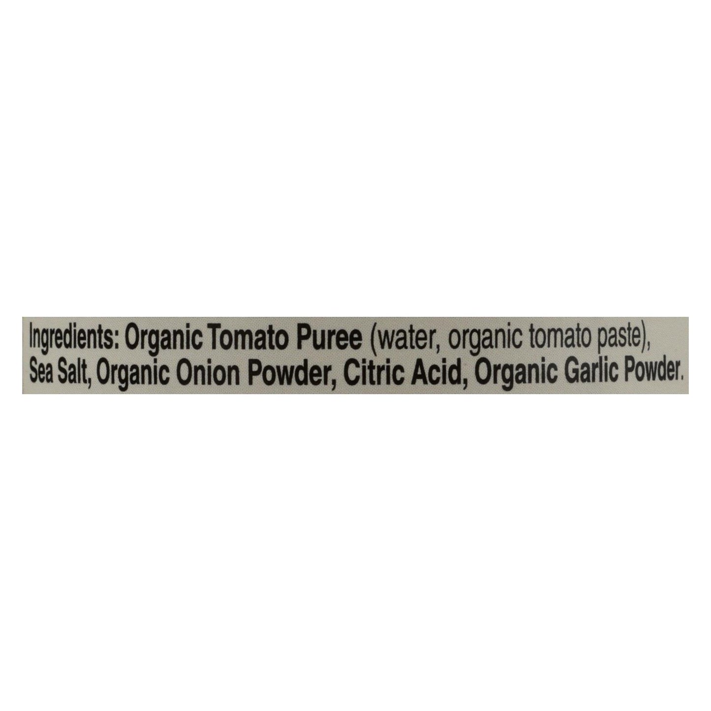 Salsa de tomate regular orgánica Muir Glen - Caja de 24 - 8 fl oz