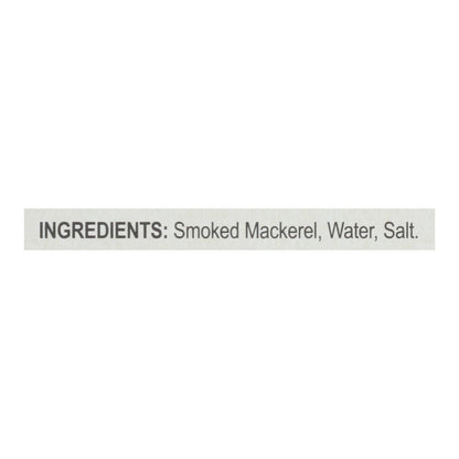 Bar Harbor - Mackerel Fillets Wild Smoked - Case Of 12-6.7 Oz