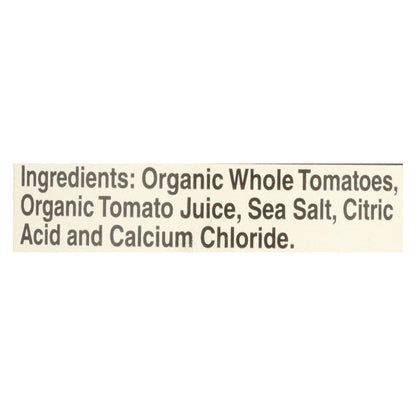 Tomates pelados enteros Muir Glen - Tomates - Caja de 12 - 14,5 oz.