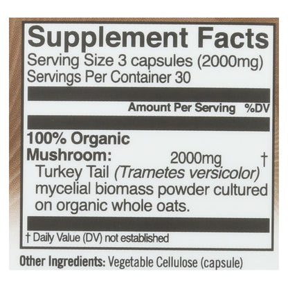 Nutrición de hongos orgánicos - Hongos en escamas de cola de pavo - 1 unidad - 90 unidades