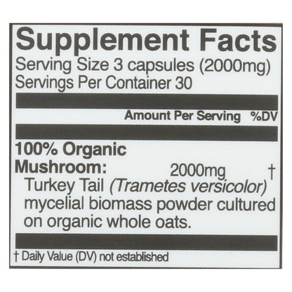 Nutrición de hongos orgánicos - Hongos en escamas de cola de pavo - 1 unidad - 90 unidades